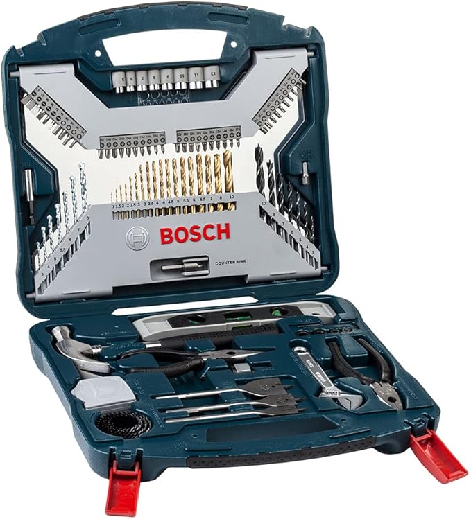 Kit de Pontas e Brocas Bosch em Titânio X-Line com 103 Peças