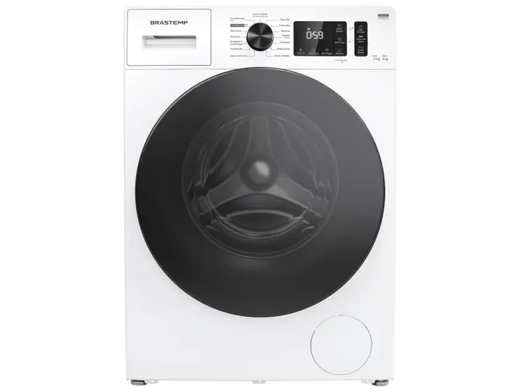 Lava e Seca Brastemp 11kg BNO11AB Inverter Água Quente e Fria Branca
